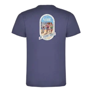 Tee-shirt bleu denim